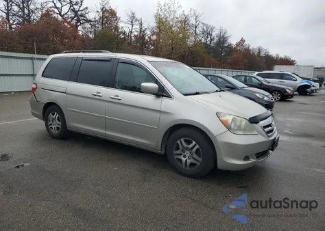 2007 Honda Odyssey Exl из США, поврежденный, VIN 5FNRL38787B415077